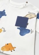 MAYORAL t-krekls ar īsam piedurknēm, cream, 1.014-94, 104  cm