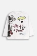 COCCODRILLO t-krekli CRAFT PUNK GIRL JUNIOR, balts, ZC5143102CGJ-001-158, 158 cm