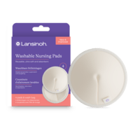 LANSINOH mazgājamie barošanas paliktņi - balti (4gab.), 20382