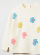 OVS GIRL9-36M TRICOT 2H 9-12 WHITE 001844202