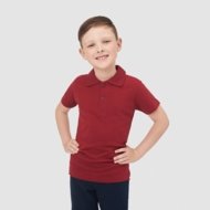 MAMAJUM polo ar īsam piedurknēm, 10-000005, ķiršu krāsa, 134/140 cm