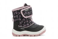GEOX ziemas zābaki, melni/rozā, 20 izmērs, B263WG-050MN-C9231