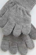COCCODRILLO cimdi BASIC ACCESSORIES, pelēks,