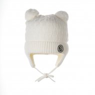 HUPPA adīta cepure REMY, balta, 94370008-00020
