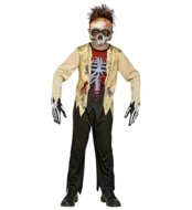 WIDMANN kostīms Zombija skelets, izmērs (140 cm / 8-10 gadi), 98257