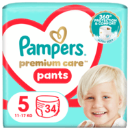 PAMPERS autiņbiksītes PC VP S5 34 gab 81750549