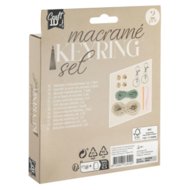CRAFT ID radošais makramē komplekts – atslēgu piekariņi, CR1728/GE