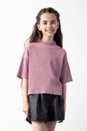 COCCODRILLO t-krekli CRAFT PUNK GIRL JUNIOR, rozā, ZC5143901CGJ-033-164, 164 cm