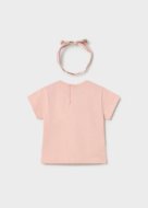 MAYORAL t-krekls ar īsam piedurknēm + galvas saite, peony, 1.081-12, cm