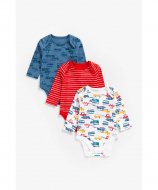 MOTHERCARE bodijs ar garām piedurknēm, 3 gab., ZC329