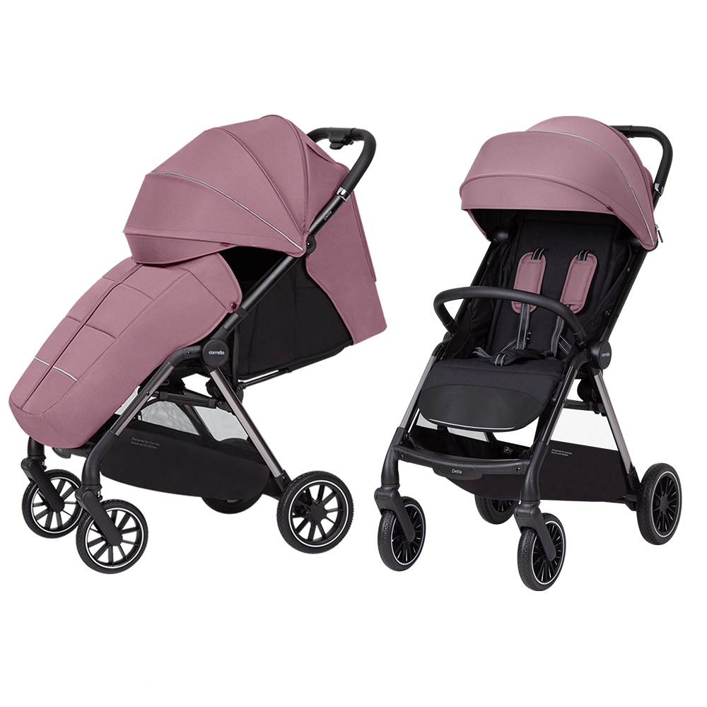 CARRELLO ratiņi DELTA, Rose Pink, CRL-5517