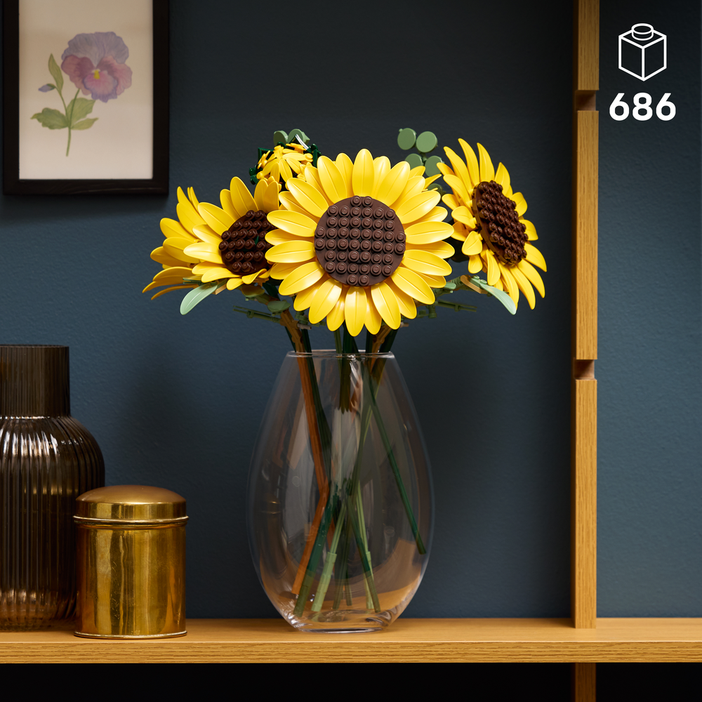 11502 LEGO® Botanicals Saulespuķu pušķis | Kolekcionējami LEGO un ...