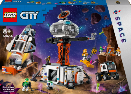 60434 LEGO® City Kosmosa Bāze Un Raķešu Pacelšanās Laukums 