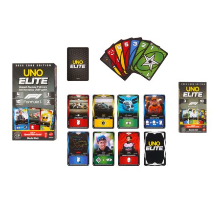 MATTEL GAMES UNO Elite F1 kāršu paplašinājums, JLV43 
