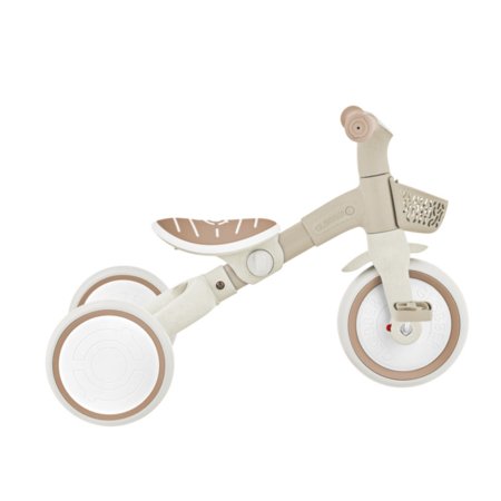 GLOBBER mācību trīsritenis Learning Trike 3in1 Plus, kokosriekstu, 738-466 