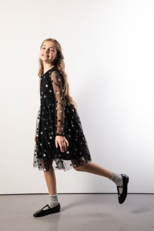 COCCODRILLO kleita, melns, cm 