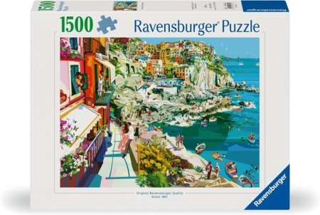 RAVENSBURGER PUZZLE puzle Cinque Terre, 1500 gab., 12000430 1 