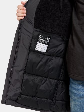 DIDRIKSONS ziemas jaka PORFYR, melna, 505389-060, 160 cm 