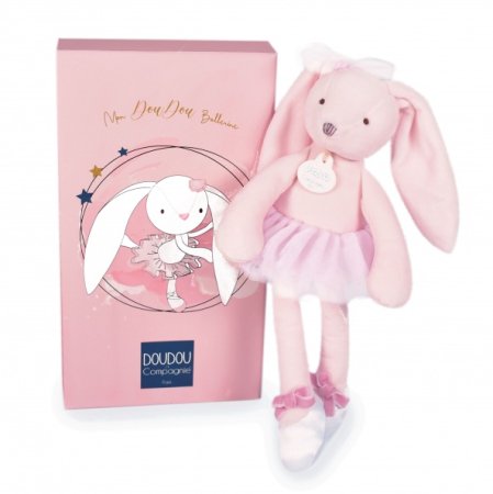DOUDOU ET COMPAGNIE mīksta lelle - balerīna trusis 30cm, DC3972 