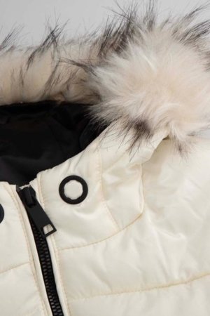 COCCODRILLO jakete OUTERWEAR GIRL JUNIOR, krēmveida, cm 