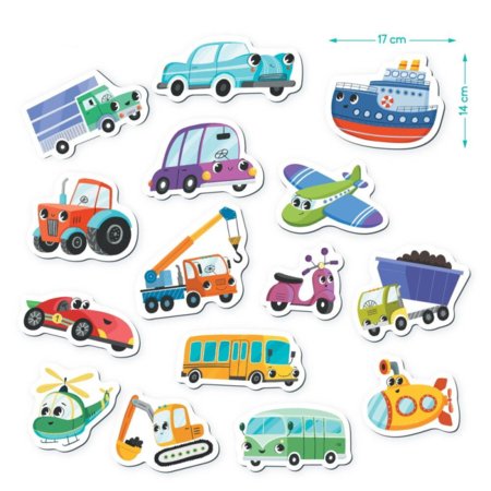 DODO magnētisko foliju komplekts Transportlīdzekļi, 200308 