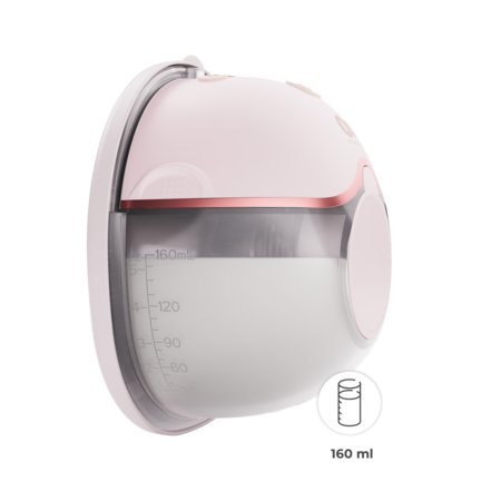 KINDERKRAFT pārnēsājamais elektriskais krūts sūknis MAMAFLOW, pink, KEMAFL00PNK0000 