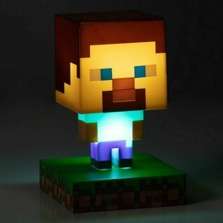 PALADONE MINECRAFT Steve dekoratīva LED lampa, PP6594MCFV4 