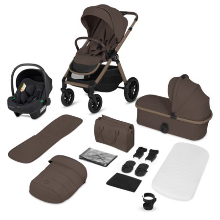 LIONELO universāls ratiņi LAYLA 3in1, Beige taupe, LO-LAYLA 3IN1 