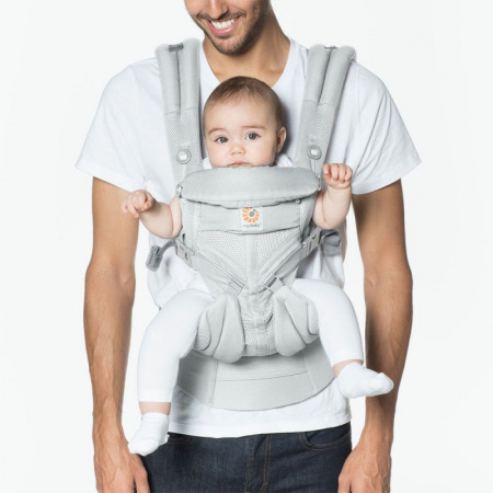 ERGOBABY ķengursoma Omni 360 Cool Air Mesh Pearl Grey BCS360PGREY BCS360PGREY