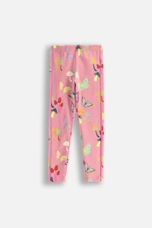 COCCODRILLO legingi DREAM DIARIES GIRL KIDS, rozā, WC5122103DGK-033-122, 122 cm 