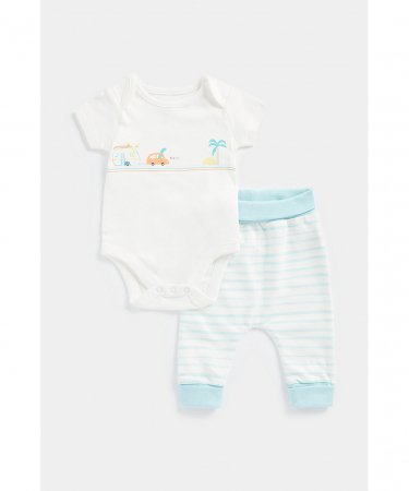 MOTHERCARE bodijs ar īsam piedurknēm + bikses, EC564 629178