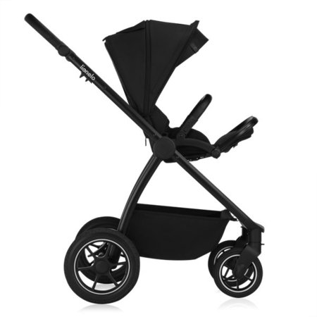 LIONELO universāls ratiņi MERIL 3in1, Black onyx 