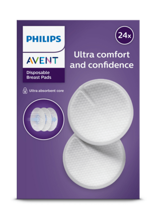 PHILIPS AVENT vienreizējas lietošanas krūšturu ieliktnīši 24 gab SCF254/24 1/616