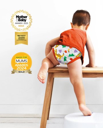 BAMBINO MIO atkārtoti lietojamas biksītes podiņmācībai 3-4 m., fuzz, TP3-4FUZ 