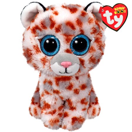 TY Beanie Boos plīša rotaļlieta balts leopards COCO, 15 cm, TY37363 