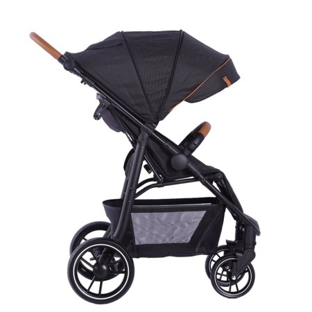 BABYTROLD ratiņi MALAGA, Black, 13-51SN 