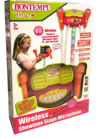 BONTEMPI TECH bezvadu mikrofona statīvs ar diviem mikrofoniem, 421472 