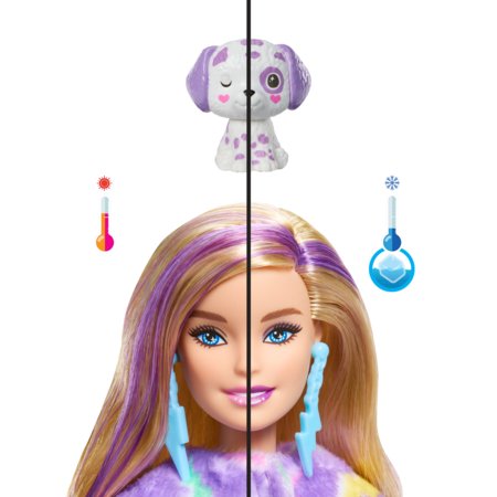 BARBIE Cutie Reveal lelle krāsu sapnis dalmācietis, HRK41 