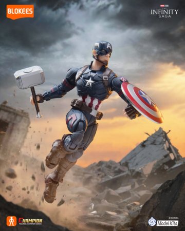 Blokees transformator  Marvel Heros - Champion Class Captain America, 81115 
