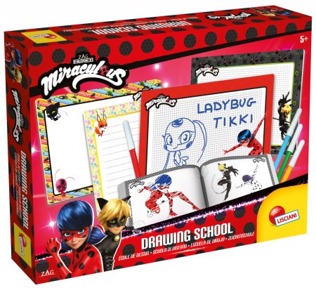 LISCIANI LADYBUG zīmēšanas komplektsDRAWING SCHOOL, 96923 96923