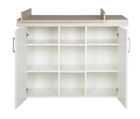 ROBA plats pārtinamais galds FELICIA, White/Luna elm, 1732775 