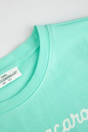 COCCODRILLO t-krekls ar īsam piedurknēm, zali, WC6143213LGD-031-134, 134 izmērs 