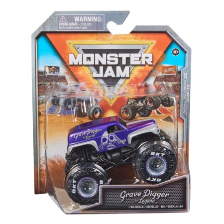MONSTER JAM 1:64 Monster Truck "Grave Digger The Legend", sortiments., 6067645  