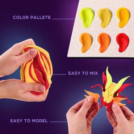 OKTO MANGA 3D mākslas komplekts Uguns 30x40 cm, 20039 