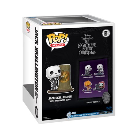 FUNKO POP vinila figūriņa: The Nightmare Before Christmas - Jack Skellington (with Halloween Door), 72311 