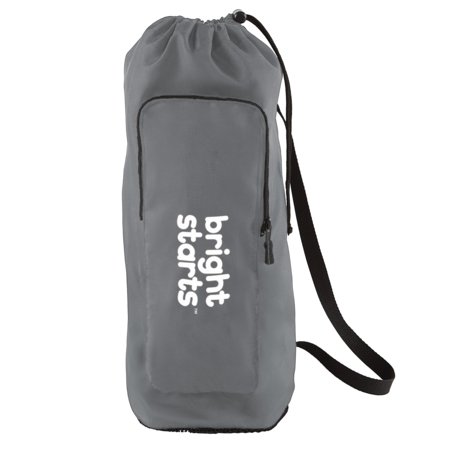 BRIGHT STARTS barošanas krēsls - būsteris POP 'N SIT, GREY, 17198 