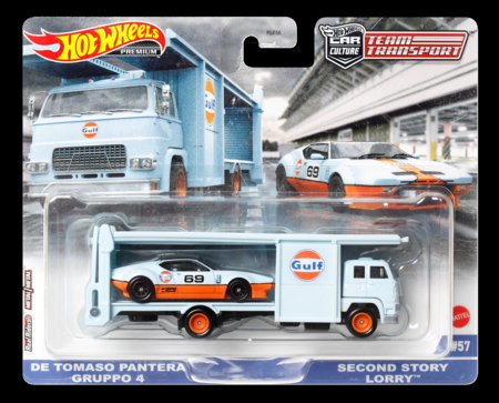 HOT WHEELS premium treileris ar automašīnu sortiments, FLF56 