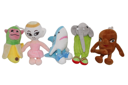 BRAIN ROT runājošs plīša piekariņš 15 cm, sortiments, BD1270 