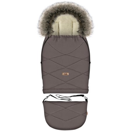 MILLI regulējams kāju sildītājs GROWUP, Taupe, MIL1110157 