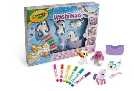 CRAYOLA radošais komplekts Washimals Uni-Pets, 25-7191 